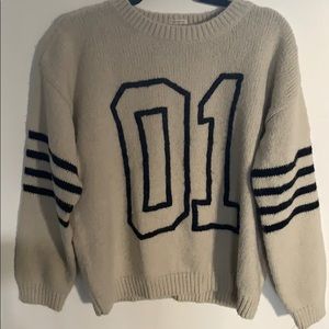 Mother Denim Varsity Sweatshirt